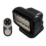 GoLight GT LED Permanent Mount Spotlight with Wireless Handheld Remote - Available in White (20004GT) or Black (20514GT)