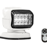GoLight GT LED Portable Mount Spotlight with Wireless Handheld Remote and Permanent Mount Shoe - White
