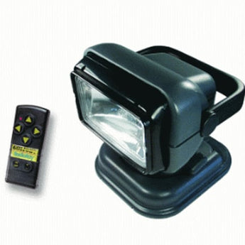 GoLight GT Halogen Portable Mount Spotlight with Wireless Handheld Remote and Magnetic Shoe - Available in White (7901GT) or Black (7951GT)