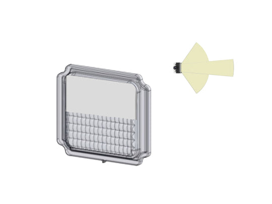 GoLight GXL LED Hybrid Lens - Dual Spot and Flood - For Use with the GXL LED Mounted Work Light Series (4083)