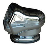 GoLight Stryker ST LED Permanent Mount Spotlight with Wireless Handheld or Hardwired Dash Mount Remote - Black, White, and Chrome with Choice of Hardwired or Wireless Remote