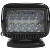 GoLight Stryker ST LED Permanent Mount Spotlight with Wireless Handheld or Hardwired Dash Mount Remote - Black, White, and Chrome with Choice of Hardwired or Wireless Remote