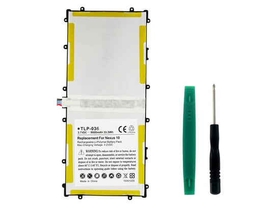 Empire GT-P8110 3.7V 9000mAh Lithium Polymer (Li-Poly) Battery for Google Nexus 10