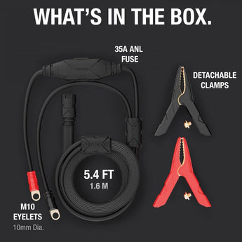NOCO GPA002 HD Battery Clamps with Eyelets