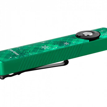 Olight Arkfeld Pro Rechargeable LED Flashlight - 1300 Lumens - Cool White or Neutral White LED - 365nm UV - 520nm Green Laser - Uses Built-in 1500mAh Li-Poly Battery Pack - Black and Additional Colors