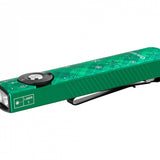 Olight Arkfeld Pro Rechargeable LED Flashlight - 1300 Lumens - Cool White or Neutral White LED - 365nm UV - 520nm Green Laser - Uses Built-in 1500mAh Li-Poly Battery Pack - Black and Additional Colors