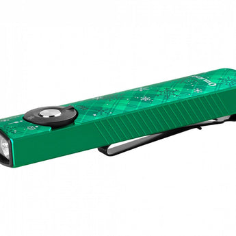 Olight Arkfeld Pro Rechargeable LED Flashlight - 1300 Lumens - Cool White or Neutral White LED - 365nm UV - 520nm Green Laser - Uses Built-in 1500mAh Li-Poly Battery Pack - Black and Additional Colors