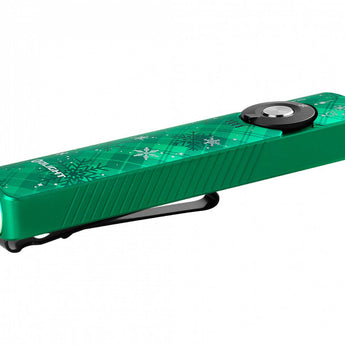 Olight Arkfeld Pro Rechargeable LED Flashlight - 1300 Lumens - Cool White or Neutral White LED - 365nm UV - 520nm Green Laser - Uses Built-in 1500mAh Li-Poly Battery Pack - Black and Additional Colors