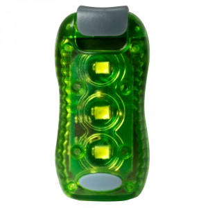 Ultimate Survival Technologies See-Me KLIPP 0.5 Personal Locator Light - White LED - Uses 4 x CR1220s - Green Lens (20-02739)