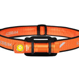 Acebeam H16 Lightweight LED Headlamp - Includes 1 x USB-C Rechargeable 14500 - 900 to 650 Lumens - 6500K to 5000K Color Temperature