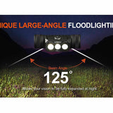 Acebeam H50 2.0 USB-C Rechargeable Wide Beam LED Headlamp - High CRI LED - 2000 Lumens - Includes 1 x 18650