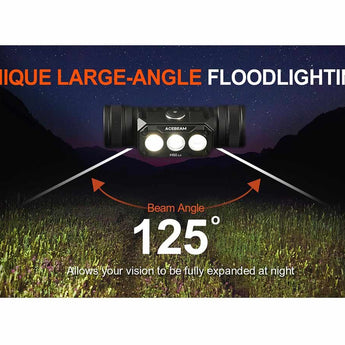 Acebeam H50 2.0 USB-C Rechargeable Wide Beam LED Headlamp - High CRI LED - 2000 Lumens - Includes 1 x 18650