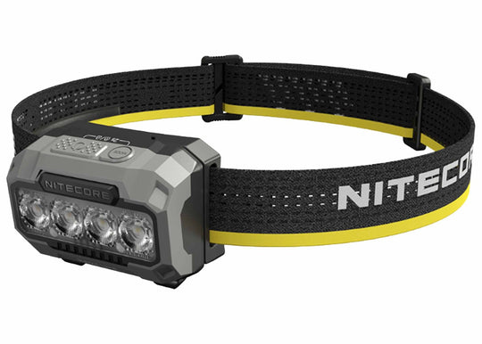 Nitecore HA23-UHE LED Headlamp - 600 Lumens - Uses 3 x AAA (Included) or HLB1500 Li-Ion Battery Pack - Black, Green, or Blue
