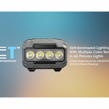 Nitecore HA23-UHE LED Headlamp - 600 Lumens - Uses 3 x AAA (Included) or HLB1500 Li-Ion Battery Pack - Black, Green, or Blue