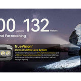 Nitecore HA23-UHE LED Headlamp - 600 Lumens - Uses 3 x AAA (Included) or HLB1500 Li-Ion Battery Pack - Black, Green, or Blue