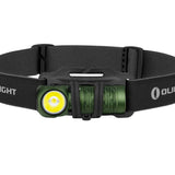 Olight Perun 2 Mini Rechargeable LED Headlamp - 1100 Lumens - Charger Included - Black, Orange, Lime Green, Blue, and Midnight Blue