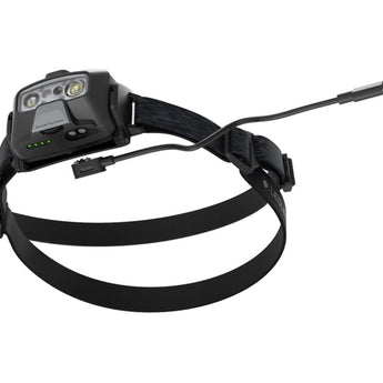 Ledlenser HF6R Core Rechargeable LED Headlamp - 800 Lumens - Uses 3.7V 7.4Wh Li-ion Battery Pack - Black, White, Blue, or Red