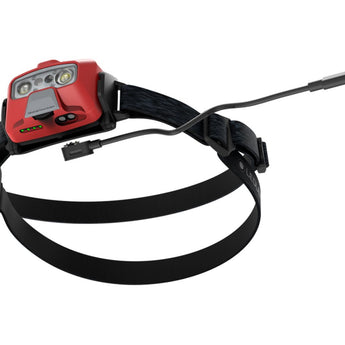 Ledlenser HF6R Core Rechargeable LED Headlamp - 800 Lumens - Uses 3.7V 7.4Wh Li-ion Battery Pack - Black, White, Blue, or Red