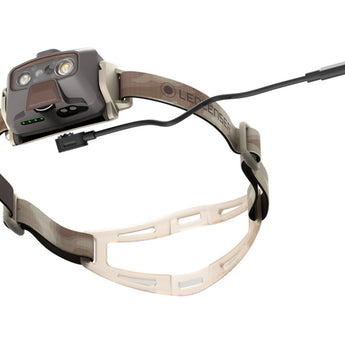 Ledlenser HF6R Signature Rechargeable LED Headlamp - 1000 Lumens - Uses 3.7V 7.4Wh Li-ion Battery Pack - Black or Multicam