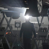 Ledlenser 502802 HF8R Work Rechargeable LED Headlamp - 1600 Lumens - Uses 3.7V 13.69Wh Li-ion Battery Pack - Yellow