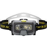 Ledlenser 502802 HF8R Work Rechargeable LED Headlamp - 1600 Lumens - Uses 3.7V 13.69Wh Li-ion Battery Pack - Yellow