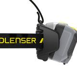 Ledlenser 502802 HF8R Work Rechargeable LED Headlamp - 1600 Lumens - Uses 3.7V 13.69Wh Li-ion Battery Pack - Yellow