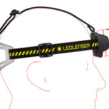 Ledlenser 502802 HF8R Work Rechargeable LED Headlamp - 1600 Lumens - Uses 3.7V 13.69Wh Li-ion Battery Pack - Yellow