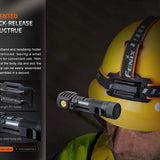 Fenix HM61R V2.0 Rechargeable LED Headlamp - Luminus SST70 - 1600 Lumens - Includes 1 x 18650