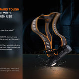 Fenix HM61R V2.0 Rechargeable LED Headlamp - Luminus SST70 - 1600 Lumens - Includes 1 x 18650