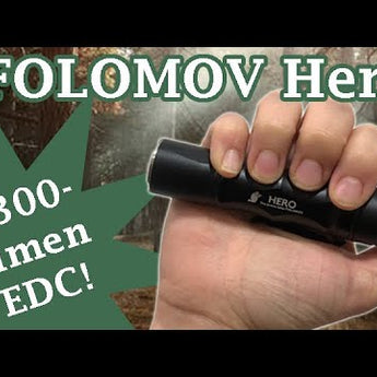 Folomov Hero LED Flashlight - CREE XHP50.2 - 2300 Lumens - Includes 1 x 18650