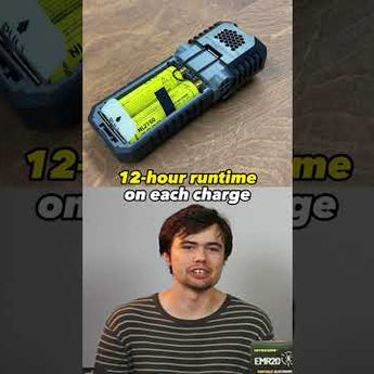 Nitecore EMR10 USB-C Rechargeable Portable Electronic Multi-Purpose Insect Repeller - Includes 2 x 21700