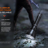 Fenix HT18R USB-C Rechargeable LED Hunting Flashlight - 2800 Lumens - Luminus SFT70 - Includes 1 x 21700