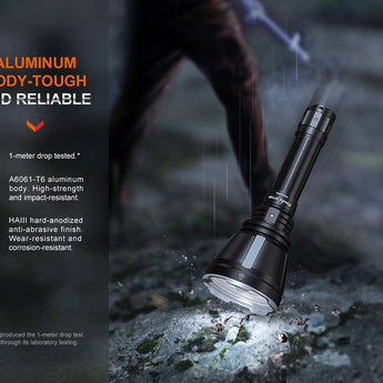 Fenix HT18R USB-C Rechargeable LED Hunting Flashlight - 2800 Lumens - Luminus SFT70 - Includes 1 x 21700