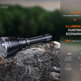 Fenix HT18R USB-C Rechargeable LED Hunting Flashlight - 2800 Lumens - Luminus SFT70 - Includes 1 x 21700