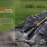 Fenix HT18R USB-C Rechargeable LED Hunting Flashlight - 2800 Lumens - Luminus SFT70 - Includes 1 x 21700