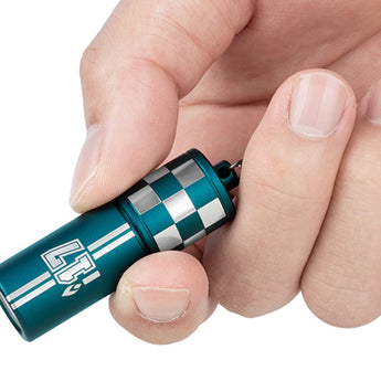 Olight I17 USB-C Rechargeable LED Keylight - 180 Lumens - Uses Built-in 130mAh Li-ion Battery Pack - Checkered Flag