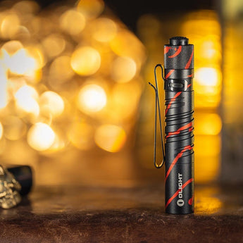 Olight I3T EOS Dual-Output Slim EDC Flashlight - Philips LUXEON TX CW LED - 180 Lumens - Includes 1 x AAA - Black and Additional Colors - Limited Edition Options Available