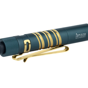 Olight I3T EOS Dual-Output Slim EDC Flashlight - Philips LUXEON TX CW LED - 180 Lumens - Includes 1 x AAA - Black and Additional Colors - Limited Edition Options Available