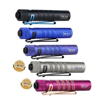 Olight I5R LED Flashlight - 350 Lumens - Includes 1 x USB-C Rechargeable 14500 - Black, Regal Blue, HCRI Blue, Neon Green, or Limited Edition Colors