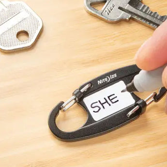 Nite Ize IdentiKey SlideLock Dual Carabiner - 2 Pack