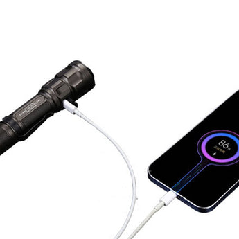 Jetbeam IIIM-ULTRA USB-C Rechargeable LED Flashlight - CREE XHP35 HD - 2000 Lumens - Includes 1 x 18650