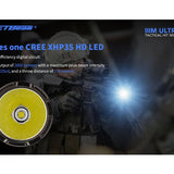 Jetbeam IIIM-ULTRA USB-C Rechargeable LED Flashlight - CREE XHP35 HD - 2000 Lumens - Includes 1 x 18650