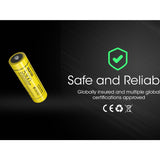 Nitecore NL2153 21700 5300mAh 3.6V Protected Lithium Ion (Li-ion) Button Top Battery