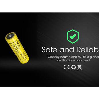 Nitecore NL2153 21700 5300mAh 3.6V Protected Lithium Ion (Li-ion) Button Top Battery