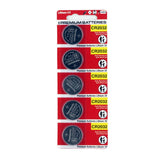Panasonic CR2032 220mAh 3V Lithium (LiMnO2) Coin Cell Battery - 1 Piece Tear Strip, Sold Individually