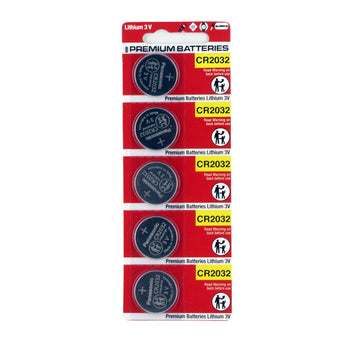 Panasonic CR2032 220mAh 3V Lithium (LiMnO2) Coin Cell Battery - 1 Piece Tear Strip, Sold Individually