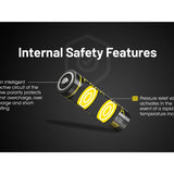 Nitecore NL2153HPi 21700 5300mAh 3.6V i Series Protected Lithium Ion (Li-ion) Button Top Battery