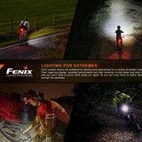 Fenix BC06R USB-C Rechargeable LED Bike Tail Light - 90 Lumens - Uses Built-in 560mAh Li-ion Battery Pack