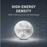 Duracell Procell CR2032 265mAh 3V Lithium (LiMnO2) Coin Cell Watch Battery (PX2032) - 1 Piece Tear Strip - Sold Individually