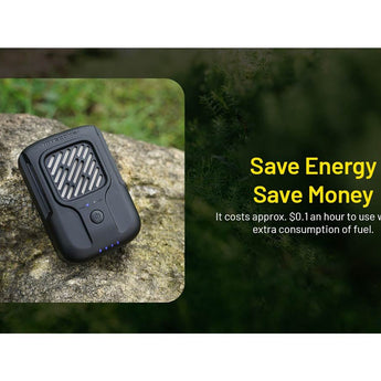 Nitecore EMR40 USB-C Rechargeable Portable Electronic Insect Repeller - Uses 7800mAh Li-ion Battery Pack